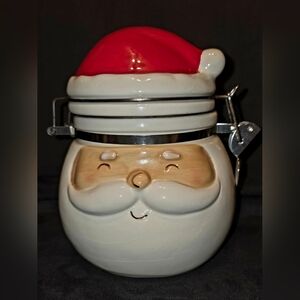 Home Essentials Small Santa Storage Container 6x5"